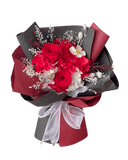 Kurenai - Red Roses Preserved Flower Bouquet - Flowers - Standard - Preserved Flowers & Fresh Flower Florist Gift Store