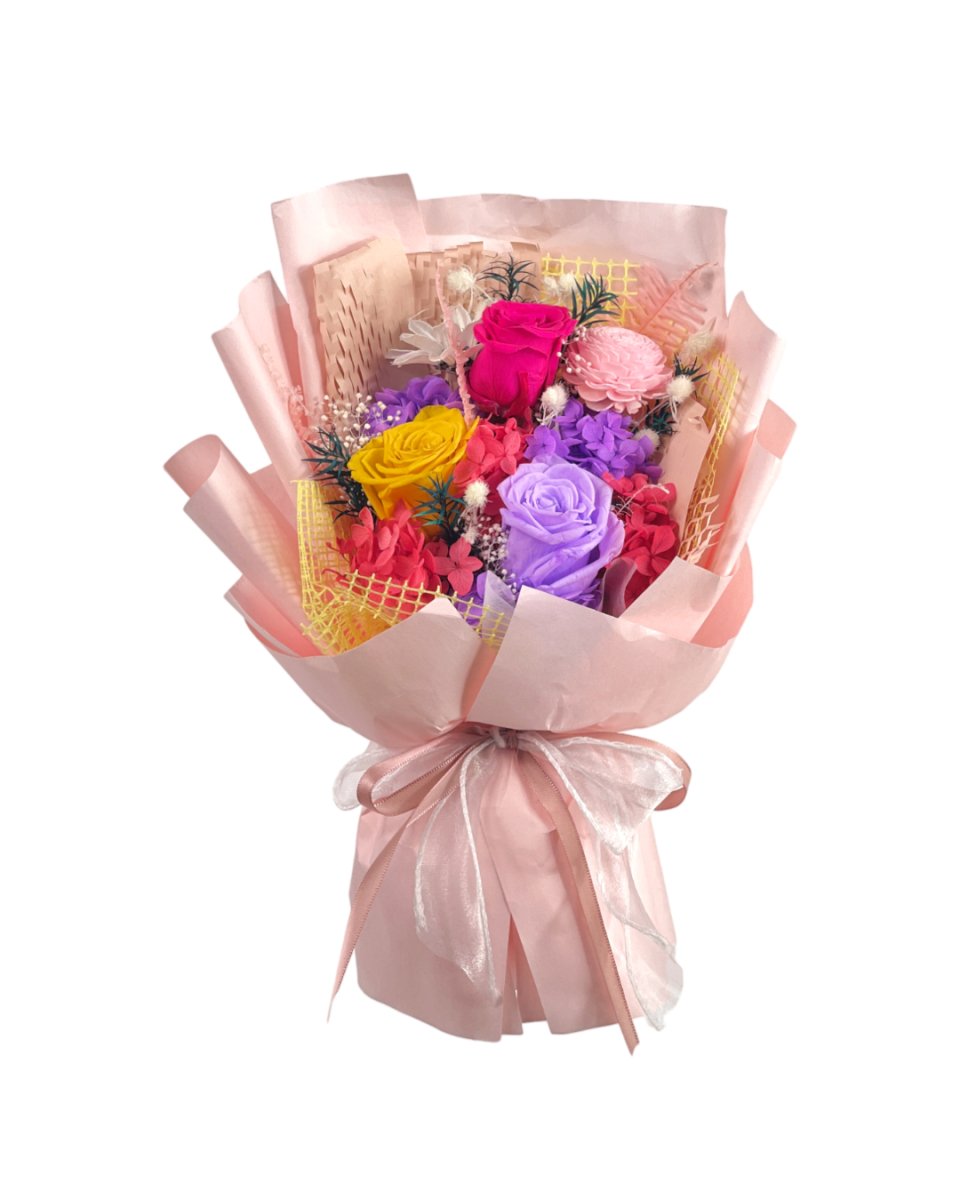 Mai - Preserved Flower Bouquet - Flowers - Vibrant - Preserved Flowers & Fresh Flower Florist Gift Store