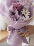 Preserved Carnation Bouquet - Flowers - Purple - Preserved Flowers & Fresh Flower Florist Gift Store