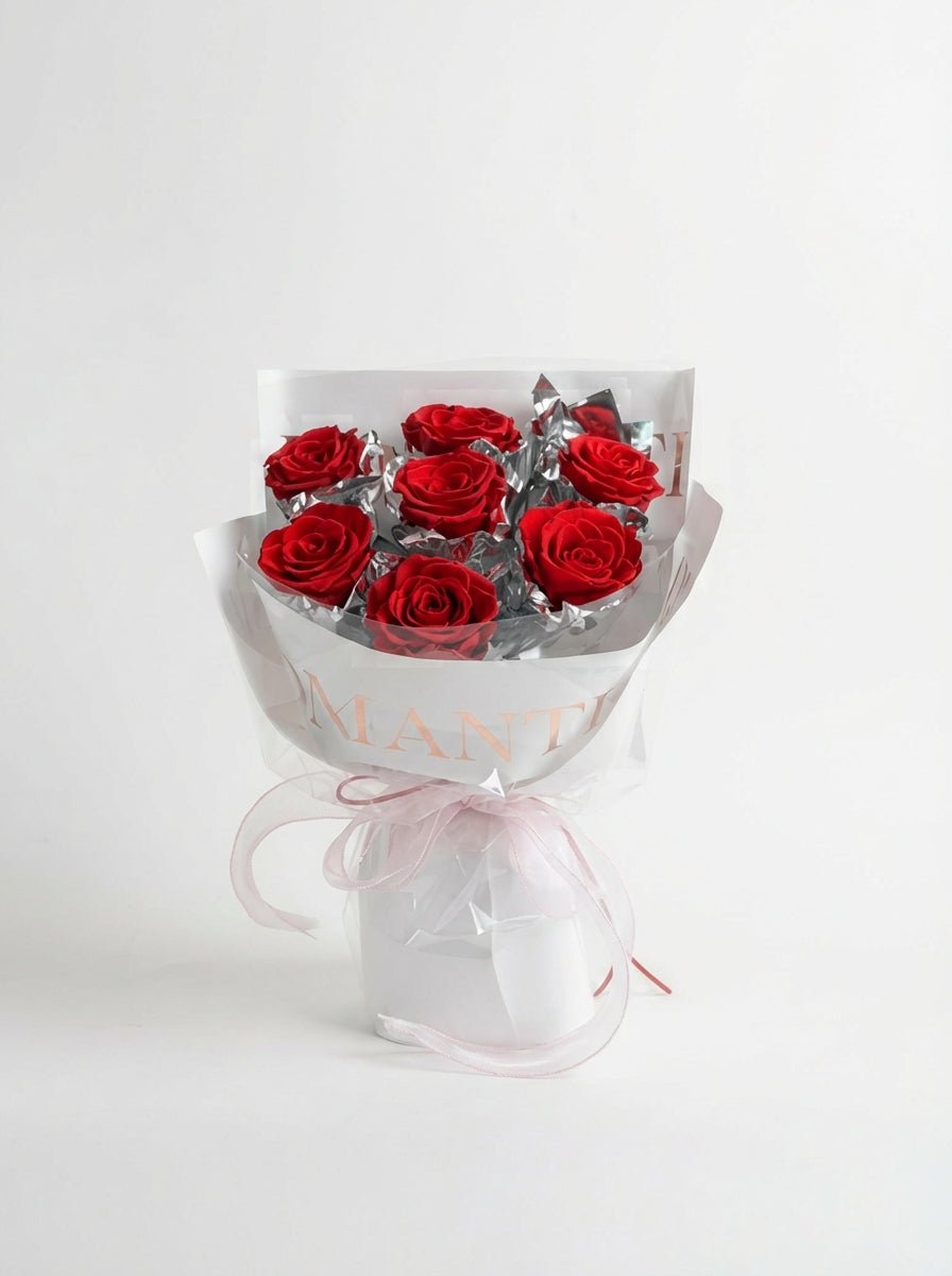 Pure Love - Romantic Red Rose - Flowers - Koi - Galaxy Rose - Preserved Flowers & Fresh Flower Florist Gift Store