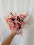 Tasha Preserved Flower Bouquet - Everlasting Mother's Day Roses - Flowers - Pink - Preserved Flowers & Fresh Flower Florist Gift Store