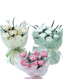 Tasha Preserved Flower Bouquet - Flowers - Pink - Preserved Flowers & Fresh Flower Florist Gift Store
