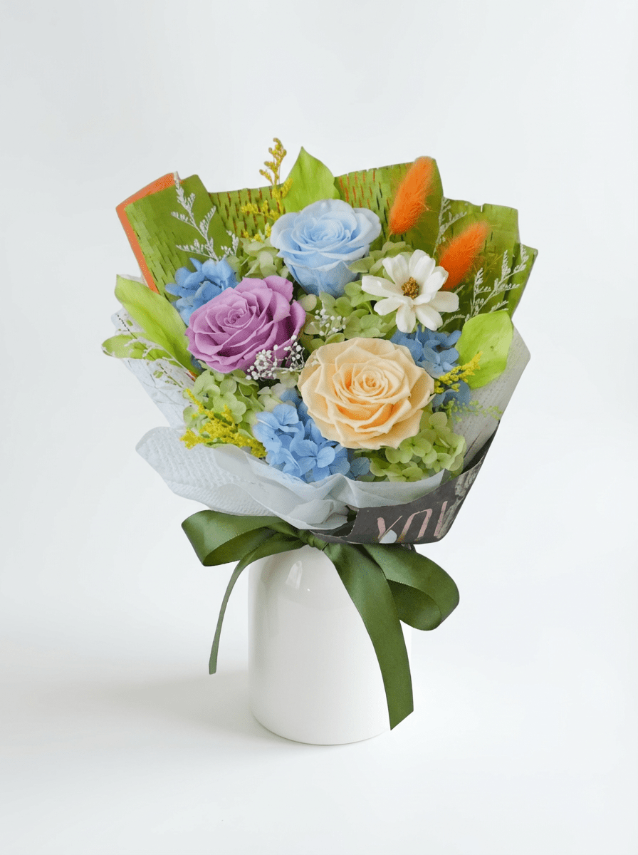 Ume Preserved Flower Bouquet - Flowers - Capri - Preserved Flowers & Fresh Flower Florist Gift Store