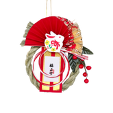 Lucky Usagi Shimenawa New Year Decoration -幸運兎