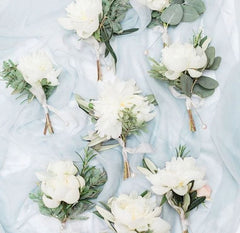 Kensington Boutonnieres - Bridal Flower - Single - Preserved Flowers & Fresh Flower Florist Gift Store