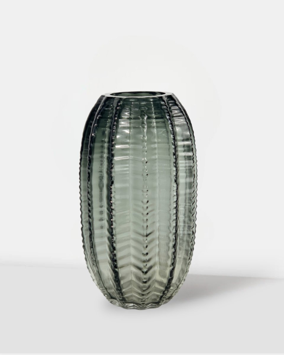 Charcoal Chic Vase - Home Decor - Large - Preserved Flowers & Fresh Flower Florist Gift Store