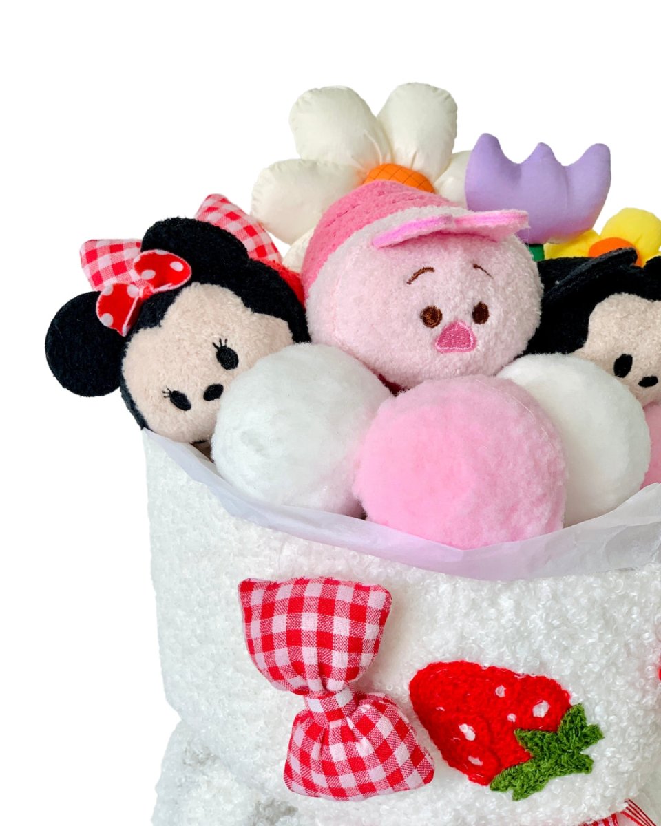 Fluffy Soft Toy Knit Bouquet - Mickey Tsum Tsum - Flower - Preserved Flowers & Fresh Flower Florist Gift Store