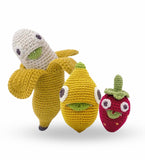 Myum Teether - Fruits - Add Ons - strawberry + banana + lemon - Preserved Flowers & Fresh Flower Florist Gift Store