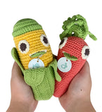 Myum Teether - Veggie - Add Ons - corn + carrot - Preserved Flowers & Fresh Flower Florist Gift Store
