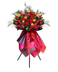 Ravishing Roses Cascade Flower Stand - Flower - Deluxe - Preserved Flowers & Fresh Flower Florist Gift Store