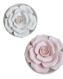 Rose Flower Clay Scent Diffuser - Scent - Pink rose with ceramic base - Preserved Flowers & Fresh Flower Florist Gift Store