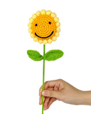 Smiley Sunny Crochet Single Stalk - Flower - Preserved Flowers & Fresh Flower Florist Gift Store