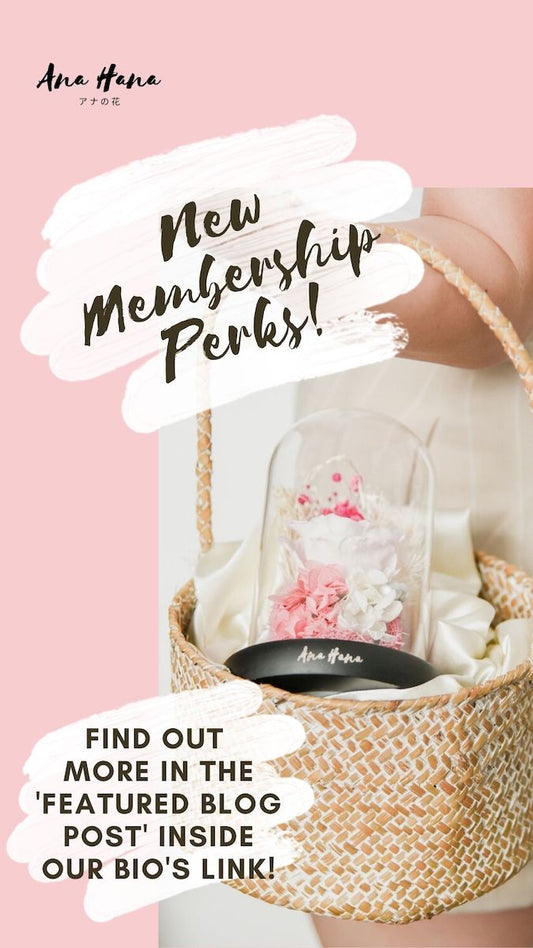 Ana Hana Flower's New Membership Perks! - Ana Hana Flower