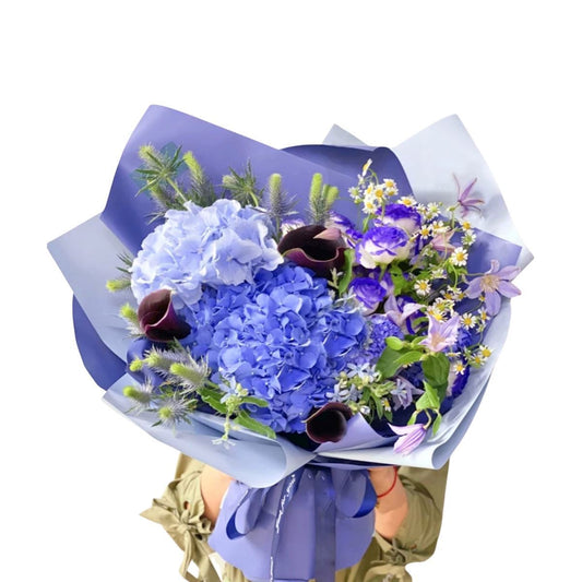Blue Flowers for Your Cool Friends - Ana Hana Flower