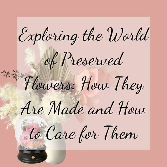 Exploring the World of Preserved Flowers: How They Are Made and How to Care for Them - Ana Hana Flower