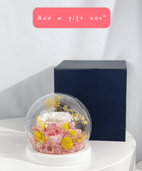 Black Gift Box (For Flower Domes) - Add Ons - Preserved Flowers & Fresh Flower Florist Gift Store