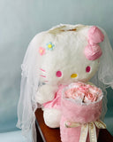 Bride Hello Kitty Huggies Bouquet - Flowers - Preserved Flowers & Fresh Flower Florist Gift Store