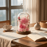 Carnation Bell Dome - Dark Pink - Flowers - Preserved Flowers & Fresh Flower Florist Gift Store
