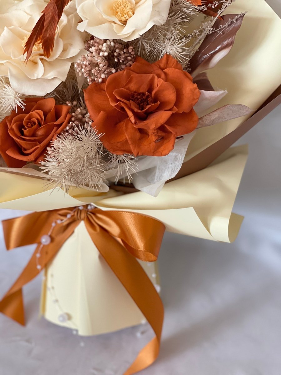 Charlotte Preserved Flower Bouquet - Mothers Day Flowers - Flowers - Pink - Preserved Flowers & Fresh Flower Florist Gift Store