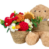 Cuddle Bear Huggies Bouquet - Flower Basket - Flowers - Preserved Flowers & Fresh Flower Florist Gift Store