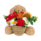 Cuddle Bear Huggies Bouquet - Flower Basket - Flowers - Preserved Flowers & Fresh Flower Florist Gift Store