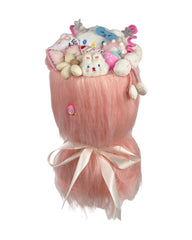 Hello Kitty in a Faux Fur - Fluffy Soft Toy Bouquet - Flowers - Preserved Flowers & Fresh Flower Florist Gift Store