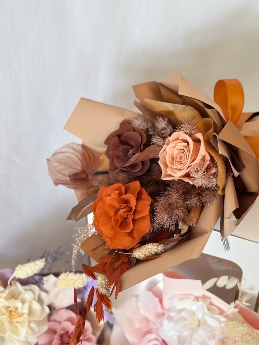 Isabella - Preserved Flower Bouquet - Moms Choice! - Flowers - Pink - Preserved Flowers & Fresh Flower Florist Gift Store