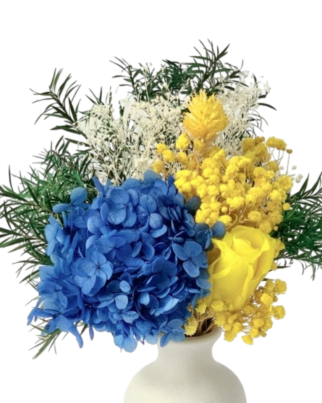 Mika, Blue - Preserved Flower Arrangement