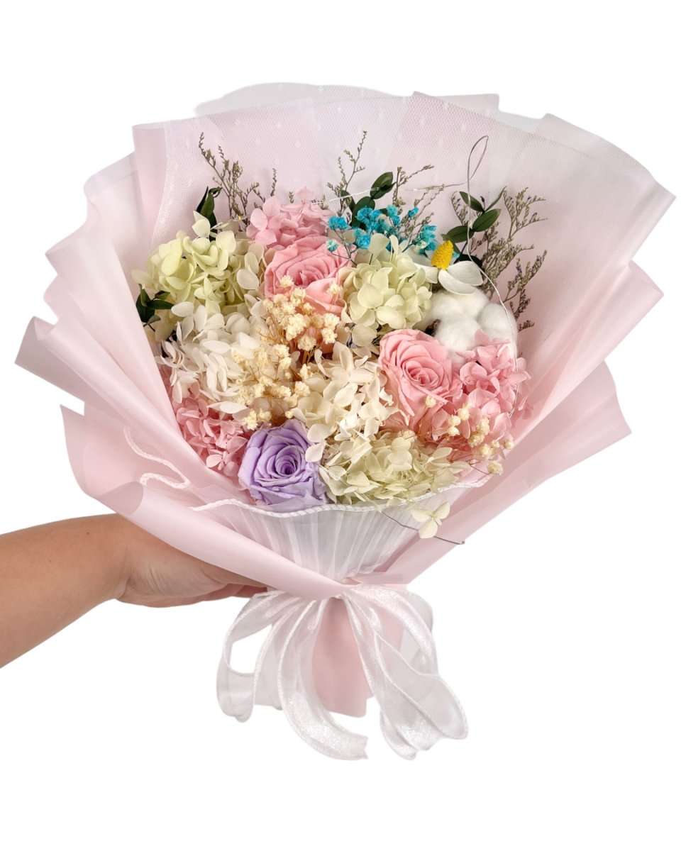 Pink Sweet Hue (with lights) - Flowers - Preserved Flowers & Fresh Flower Florist Gift Store