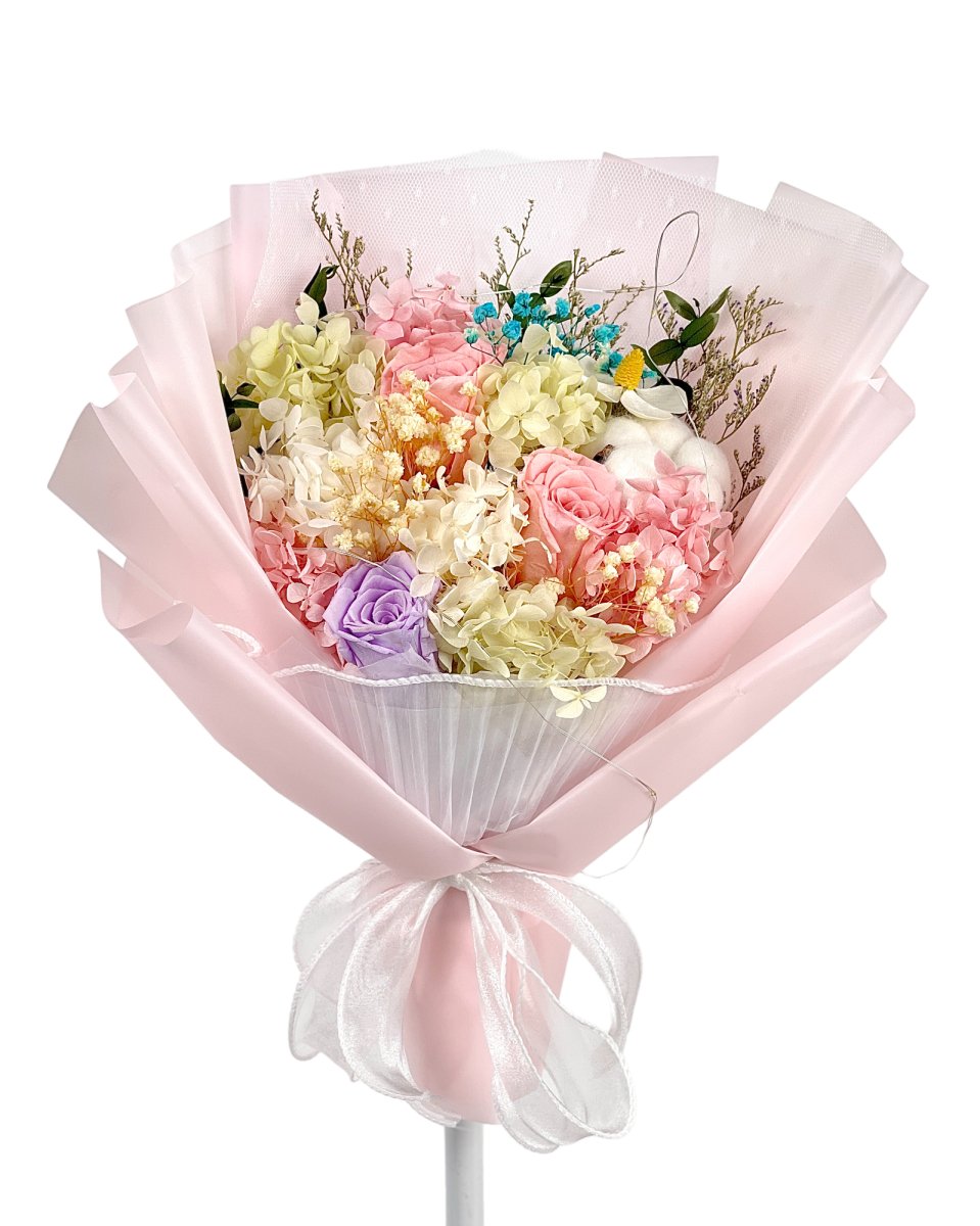 Pink Sweet Hue (with lights) - Flowers - Preserved Flowers & Fresh Flower Florist Gift Store