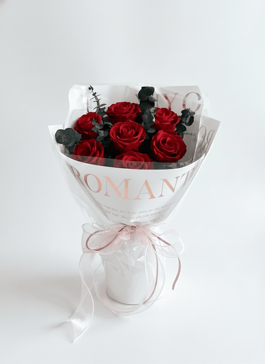 Pure Love - Red Rose - Flowers - Pure Love - Red - Preserved Flowers & Fresh Flower Florist Gift Store