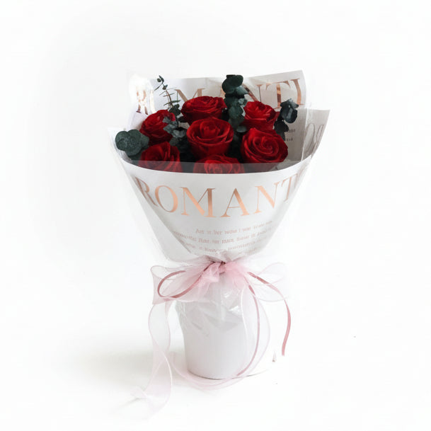 Pure Love - Romantic Red Rose - Flowers - Pure Love - Red - Preserved Flowers & Fresh Flower Florist Gift Store