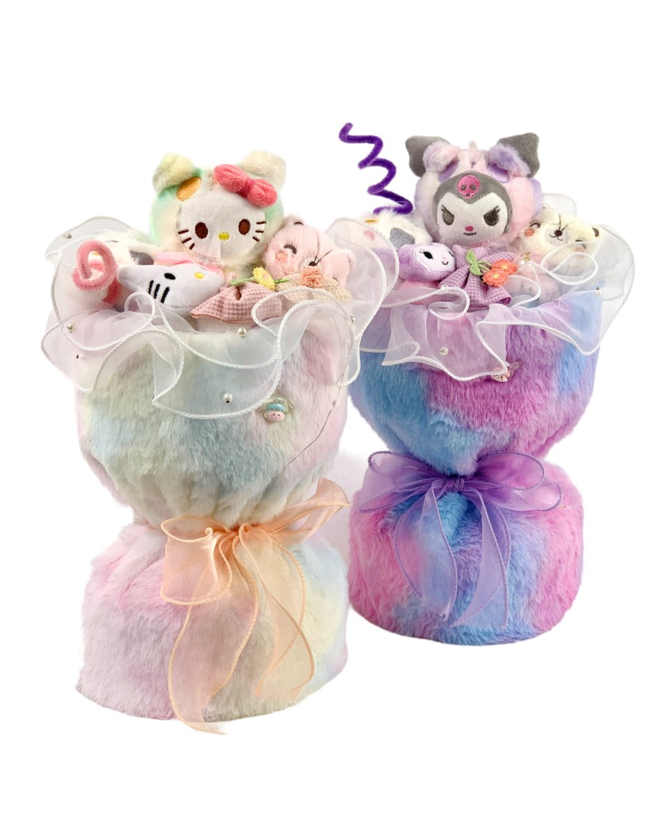 Sanrio Soft Toy Knit Bouquet - Flowers - Cinnamoroll - Preserved Flowers & Fresh Flower Florist Gift Store