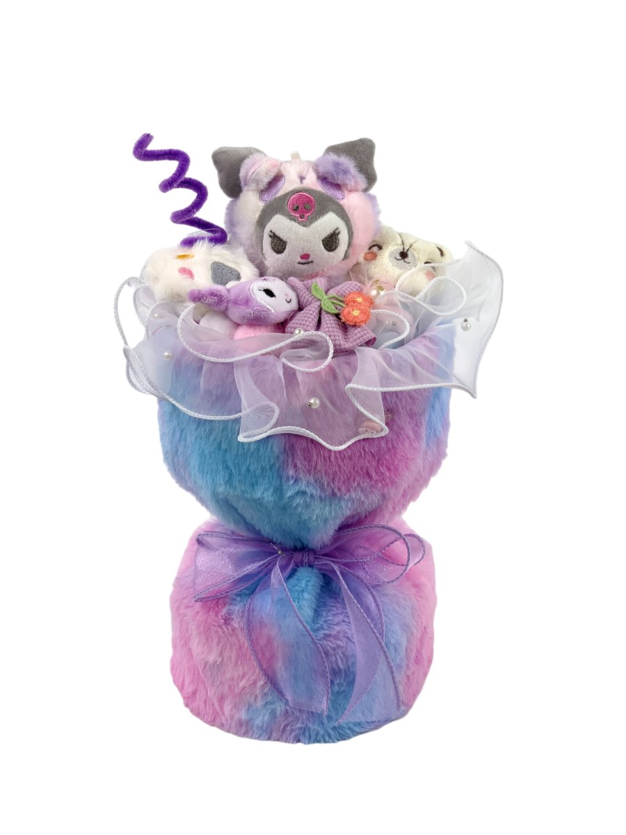 Sanrio Soft Toy Knit Bouquet - Flowers - Kuromi - Preserved Flowers & Fresh Flower Florist Gift Store