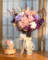 Seasonal Vase Add On for Bouquets - Add Ons - Add a Clear Glass Vase - Preserved Flowers & Fresh Flower Florist Gift Store