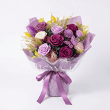 SUMMER. - Mothers Day Preserved Bouquet - Flowers - Purple - Preserved Flowers & Fresh Flower Florist Gift Store