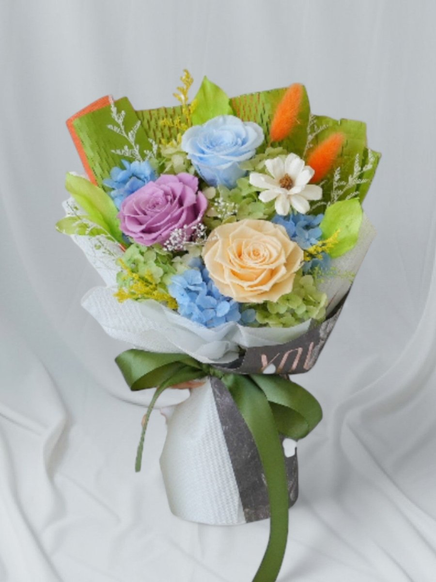 Ume Flower Bouquet - Preserved Flower Bouquet - Flowers - Lilac - Preserved Flowers & Fresh Flower Florist Gift Store