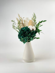 Suki, Green - スキ - Japanese Preserved Flower Arrangement
