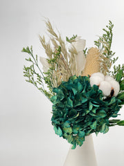 Suki, Green - スキ - Japanese Preserved Flower Arrangement
