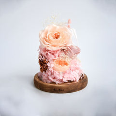 Aurora Flower Dome - Flower - Pink - Preserved Flowers & Fresh Flower Florist Gift Store
