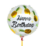 Birthday Balloons - Pineapple pattern - Add Ons - Tumbleweed Plants - Online Plant Delivery Singapore