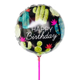 Birthday Balloons - Succulent pattern - Add Ons - Tumbleweed Plants - Online Plant Delivery Singapore