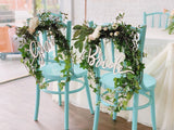 Bride & Groom Chair Flowers - Bridal Flower - Preserved Flowers & Fresh Flower Florist Gift Store