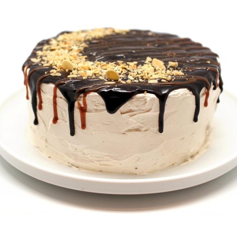 Coffee Whiskey Caramel Cake (Only available as an add-on) - Cakes - Preserved Flowers & Fresh Flower Florist Gift Store