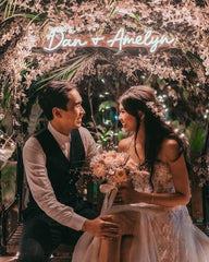 Dancing in the Moonlight - Ana Hana Wedding - Trees+Fairy Lights - Preserved Flowers & Fresh Flower Florist Gift Store