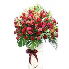 Double Blessing - Congratulatory Flower Stand - Flower - Preserved Flowers & Fresh Flower Florist Gift Store