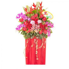 Double Happiness - Congratulatory Flower Stand - Flower - Preserved Flowers & Fresh Flower Florist Gift Store