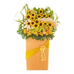 Double Sunshine - Congratulatory Flower Stand - Flower - Preserved Flowers & Fresh Flower Florist Gift Store