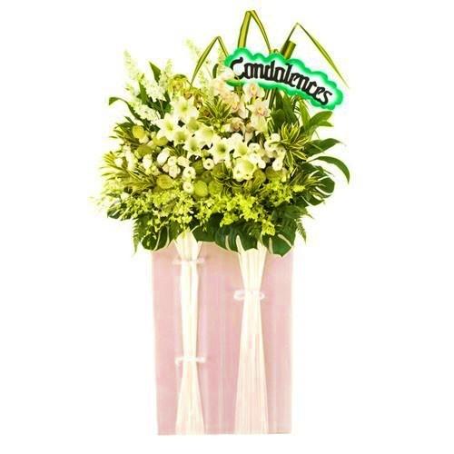 Gentle Support - Condolences Flower Stand - Flower - Preserved Flowers & Fresh Flower Florist Gift Store
