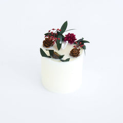 Hand Poured Scented Candle - Scent - Forest Pine Berries - Preserved Flowers & Fresh Flower Florist Gift Store
